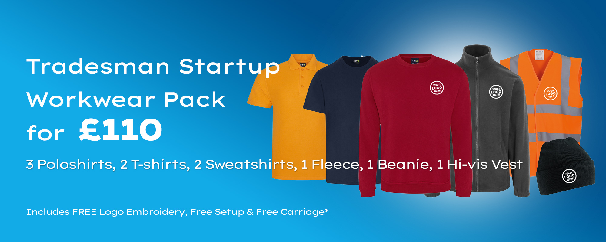 Tradesman Startup Workwear Pack
