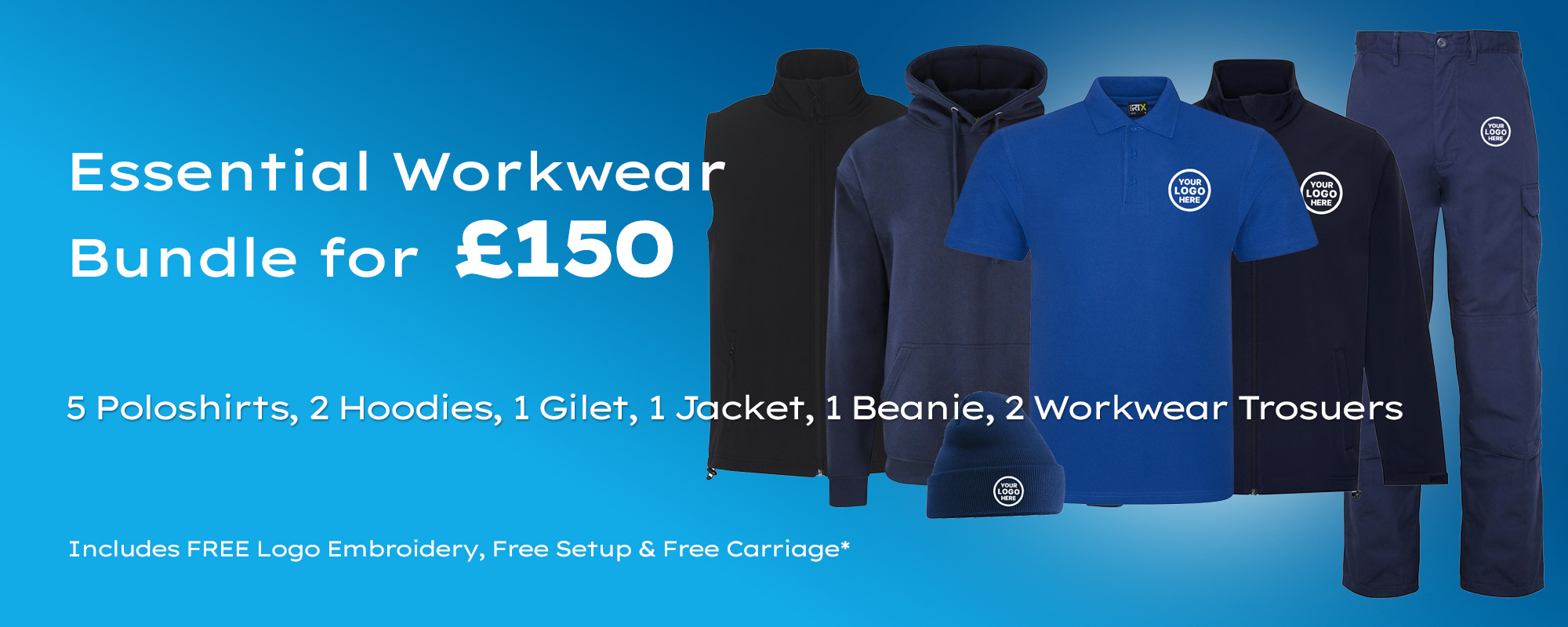 PRO RTX Essential Tradesmen Workwear Pack
