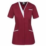 Maroon/White