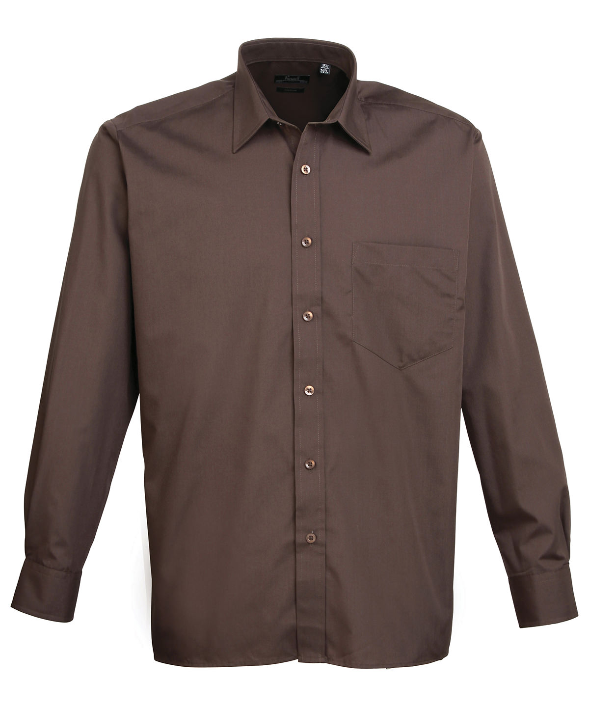 Long sleeve poplin shirt