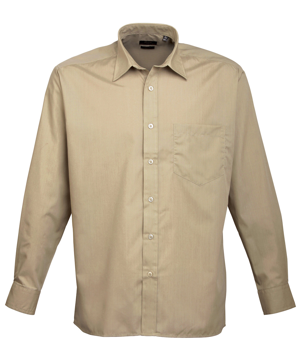 Long sleeve poplin shirt