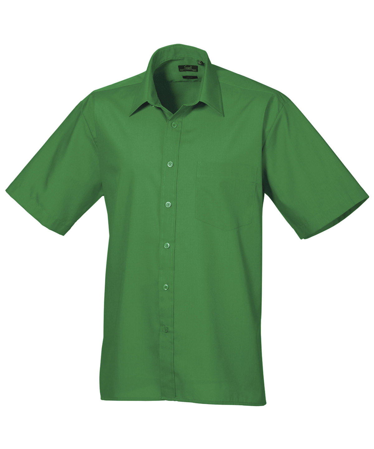Short sleeve poplin shirt