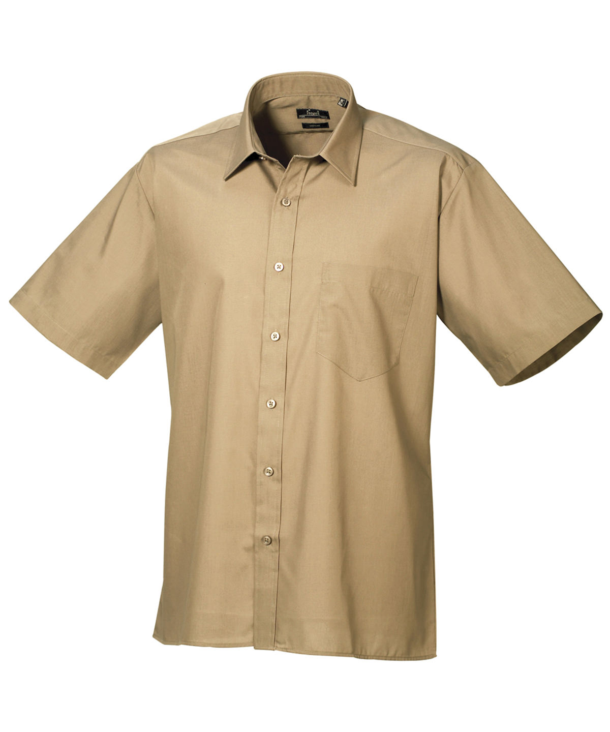 Short sleeve poplin shirt