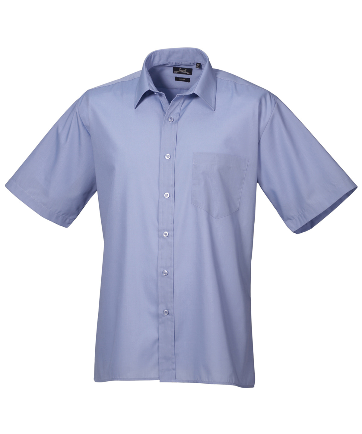 Short sleeve poplin shirt