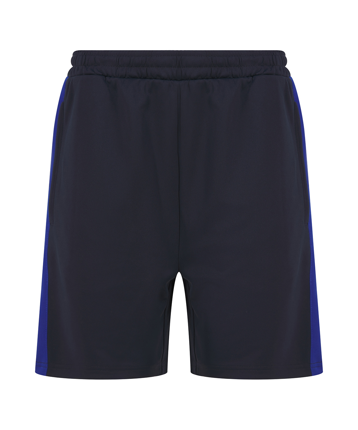 Knitted shorts with zip pockets