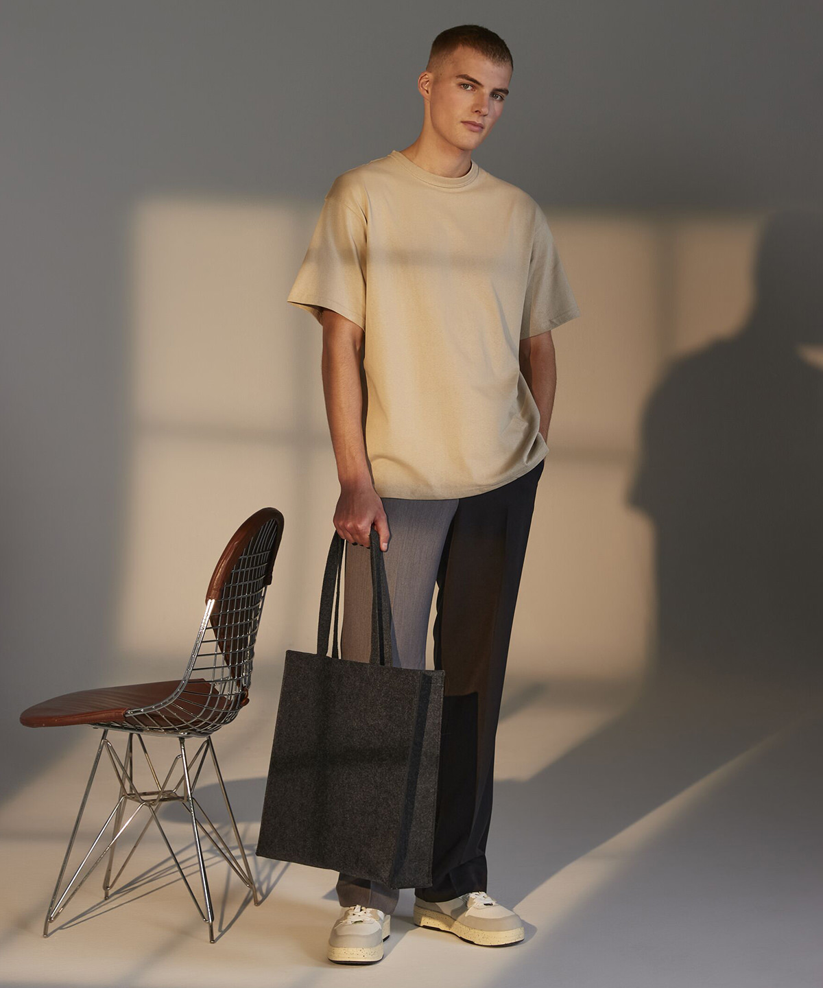 Felt tote bag